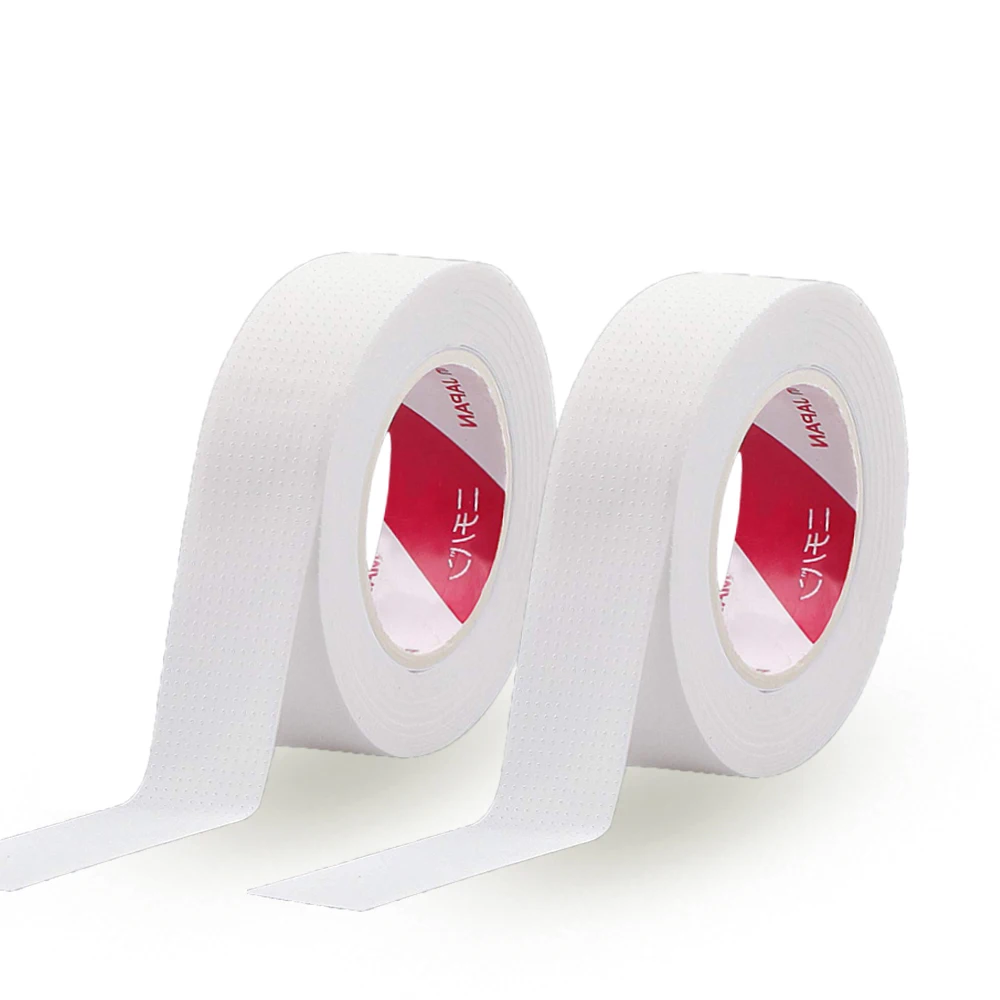 Japanese Insulating Tape for Eyelash Extension Lint Free Breathable Non-woven Tape Under Eye Pads Paper Eyelash Patch 2/3 Rolls eyelash extension tape
