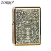 Zorro 912 Retro High End Waterproof Sealed Armor Constantine Kerosene Lighter 3/5 Hinge Metal Petrol Lighter Men's Gift 150G 6