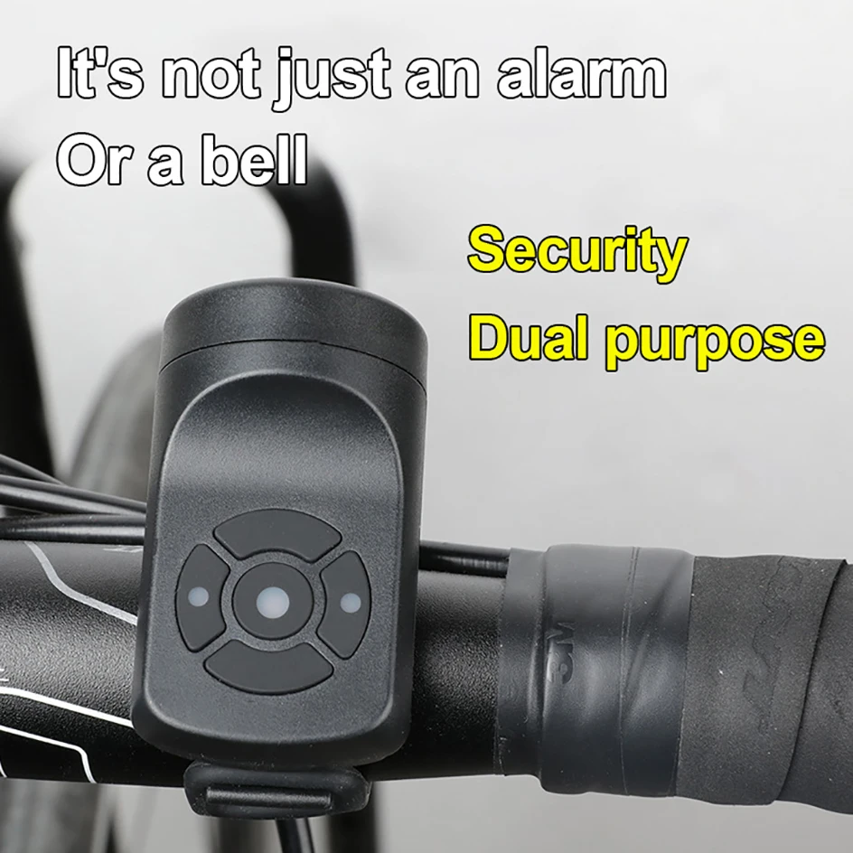 Wasserdichtes Fahrrad elektronische laute Hupe 120db Warnung Sicherheit  Elektro fahrrad Lenker Alarm Ring Glocke Anti-Diebstahl USB wiederauf  ladbar - AliExpress