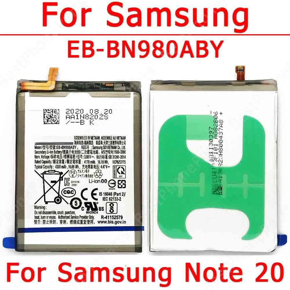 High-Capacity Li-ion Battery Replacement for Samsung Galaxy Note Series Smartphones