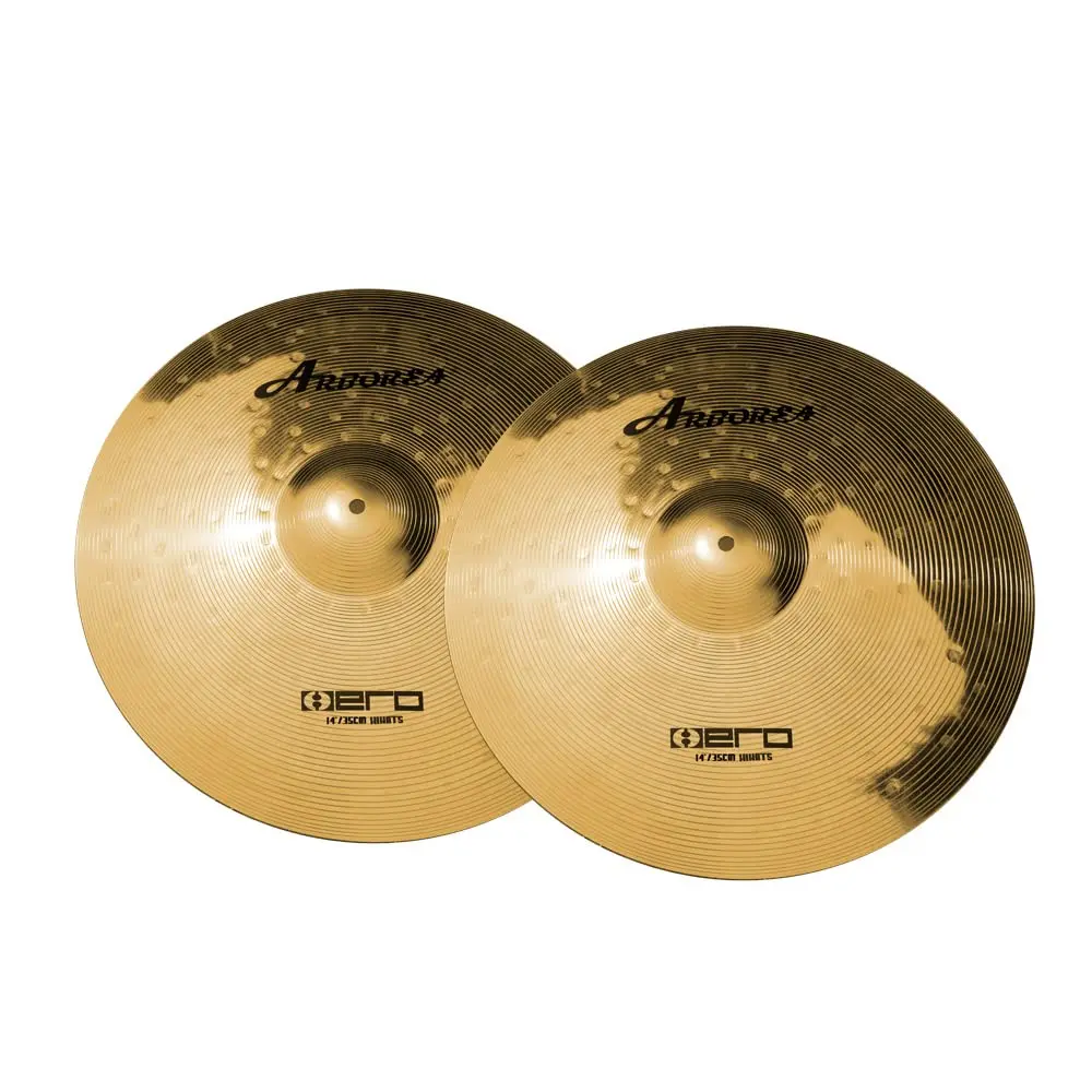 Drum Cymbal Kit Arborea Hero Series 5 Pieces Alloy Cymbals Drum Set 14