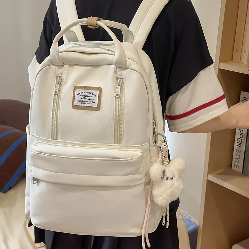 Zaino da donna Viaggio quotidiano Donna Multi-tasca Casual Donna Uomo Borsa da viaggio Zaino per ragazza adolescente Zaino per laptop - immagine 5