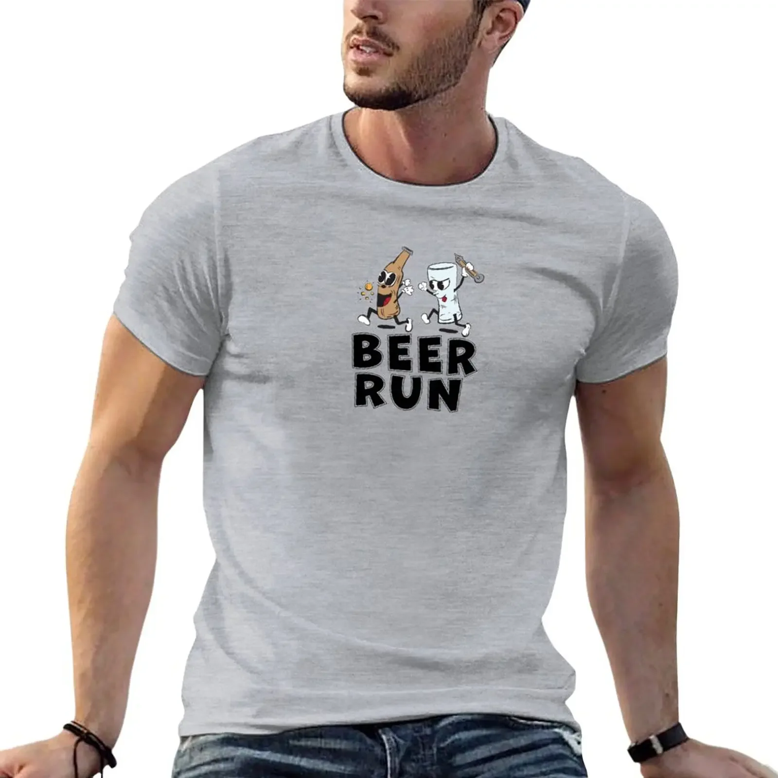 

Beer Run T-Shirt customizeds tees Men's t shirts