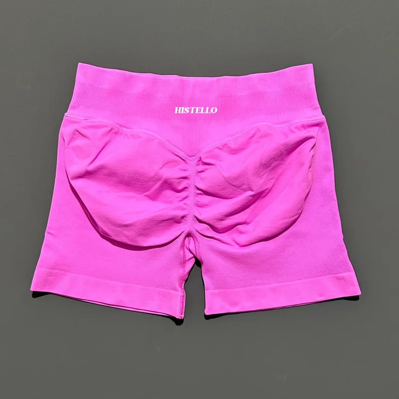 High Waist Seamless Yoga Workout Shorts 4
