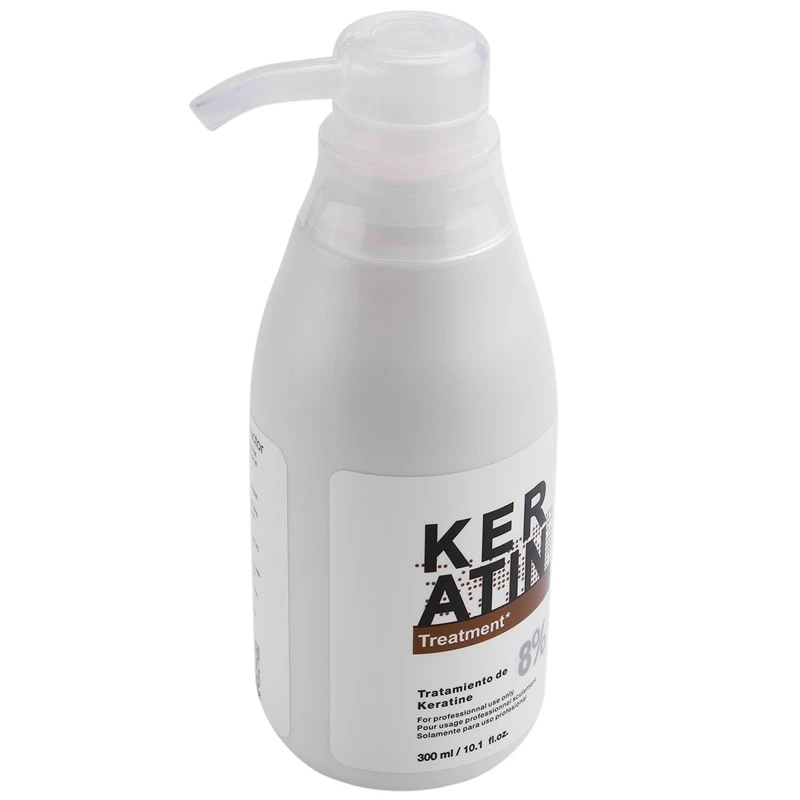 

Purc Brazilian Keratin Treatment Straightening Hair 8% Formalin 300Ml Eliminate Frizz And Make Shiny And Healthier Hair