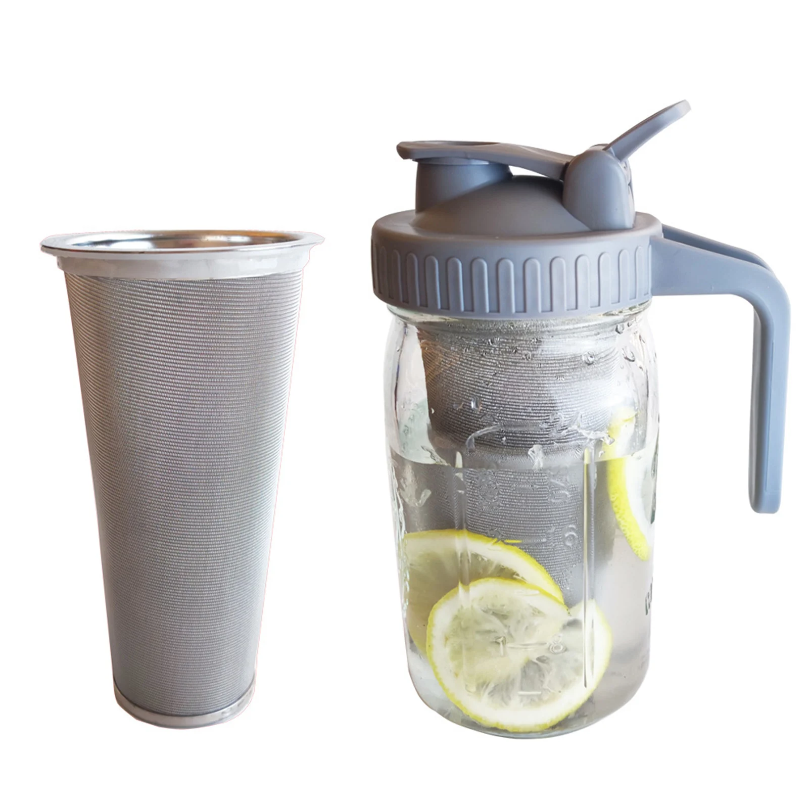 New Cold Brew Filter Cold Brew Coffee Filter Mason Jar Lid For Coffee Strainer Maker For 86mm Mason Jars