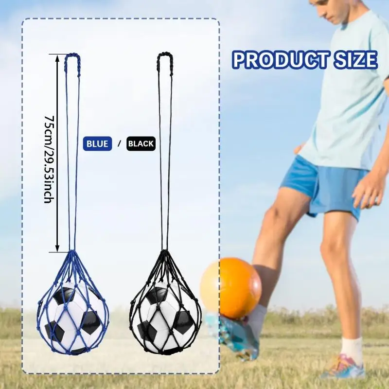 1-2PCS Football Kick Coach Football Ball Net, Ground Soccer Practice, Training Aid, Netbag football training assistance