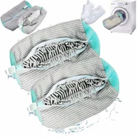 Washing Shoes Bag Padded Net Laundry Shoes Bags Easily Remove Dirt Washing Bags Anti-Deformation Shoes Washing Clothes Bags 1