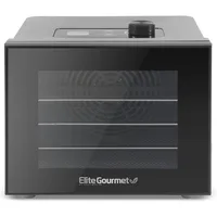 Elite Gourmet Food Dehydrator, Stainless Steel Trays Food Dehydrator, Adjustable Temperature Controls, Jerky Herbs Fruit Veggies 1