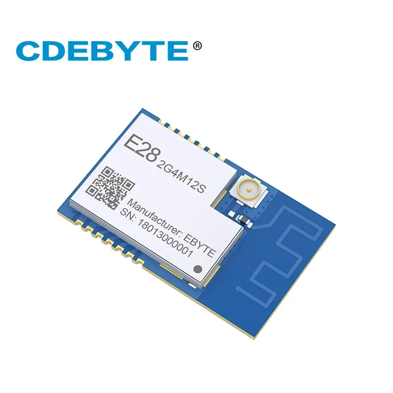 E28-2G4M12S RoHS 2.0 SX1281 LoRa 2.4GHz 12.5dBm SPI IoT Wireless Module GFSK FLRC Bluetooth Transmitter Receiver IPEX PCB