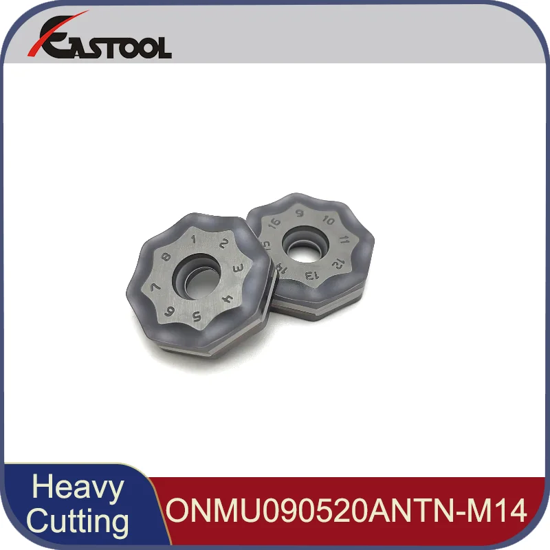 

10pcs ONMU090520ANTN-M14 Free Shipping Surface Milling Inserts CNC Lathe Cutting Tools Heavy Cutting for Steel Stainless Steel