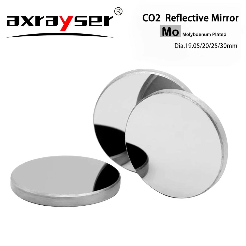 CO2 레이저 반사 렌즈 Mo 미러 Dia.19.05 20 25 30 38.1mm 두께 3mm 절단 조각 기계