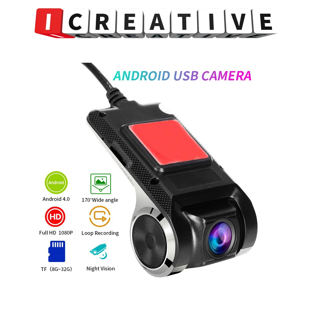 U2 Full HD 1080P Mini Car DVR Camera 140 Degree Wide Angle