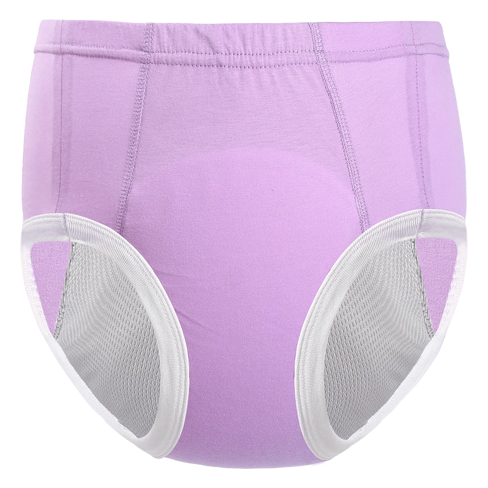 AIO Washable Adult Elastic Diapers 1-Pack - Solid Color, Elastic Waist Design for Easy Wearing & Removal, Fashionable Colors