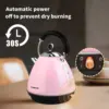 Large Capacity 1.7L Electric Kettle Stainless Steel Durable Rust-resistant Safe Auto Shut-off Kitchen Appliances 120V/1500W 1