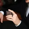 Bague de bijoux à breloques pour hommes et femmes, anneaux noirs en acier inoxydable, fiançailles de mariage, accessoire masculin mat de haute qualité