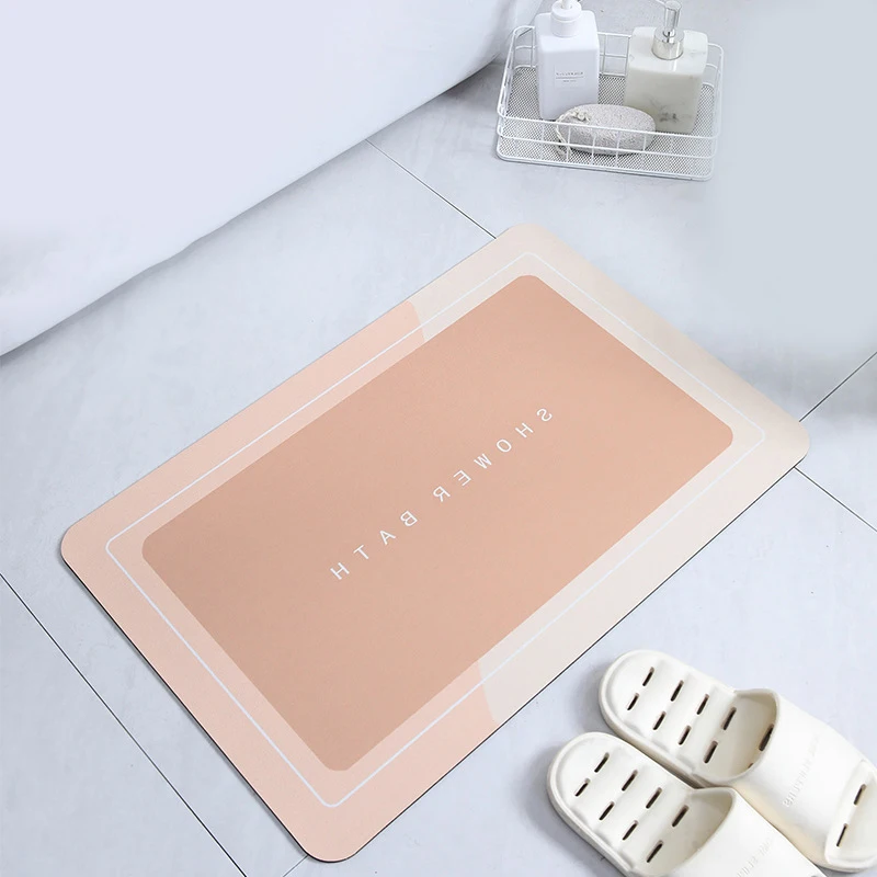 Абсорбирующий коврик для ванной и ванной, нескользящий коврик для душа, быстросохнущие коврики для ванной, коврики для кухни и входа, коврики для дома, коврик для ванной