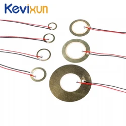 10pcs Piezoelectric Piezo Ceramic Wafer Plate Sounder Sensor Dia 12MM/15MM/18MM/20MM/27MM/35MM/50MM For Buzzer Loudspeaker wire