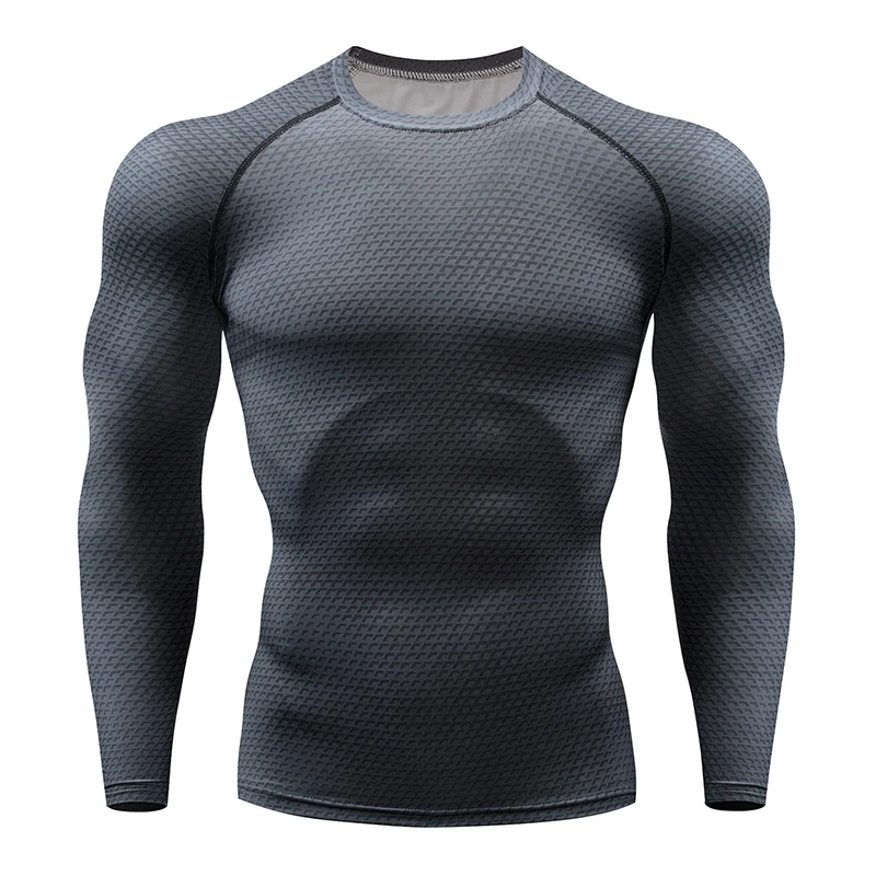 

Men's tight long-sleeved blazer running fitness wear compression slim-fit tights basketball football training wear