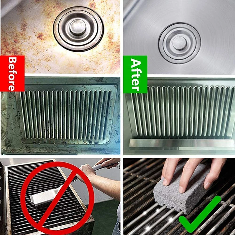 Barbecue Rack Cleaner Rack Rust Cleaner Oil Stain Non-toxic And Odorless Tool