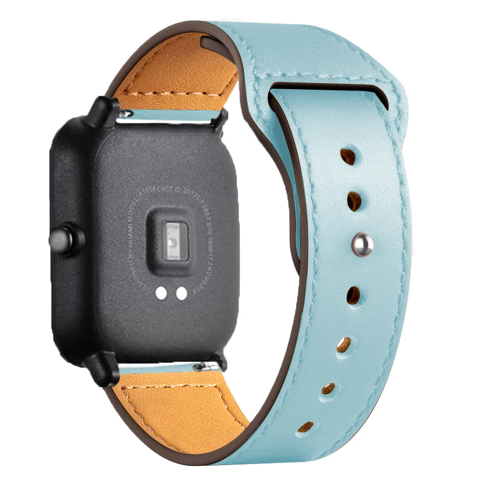 Premium Leather Watch Band - Elegant 20mm/22mm Strap Bracelet