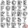 Silver 925 Charms Original Fit 3mm Original Bracele Silver Classic 26 Letters Beads Diy Charm For Women Jewelry 1