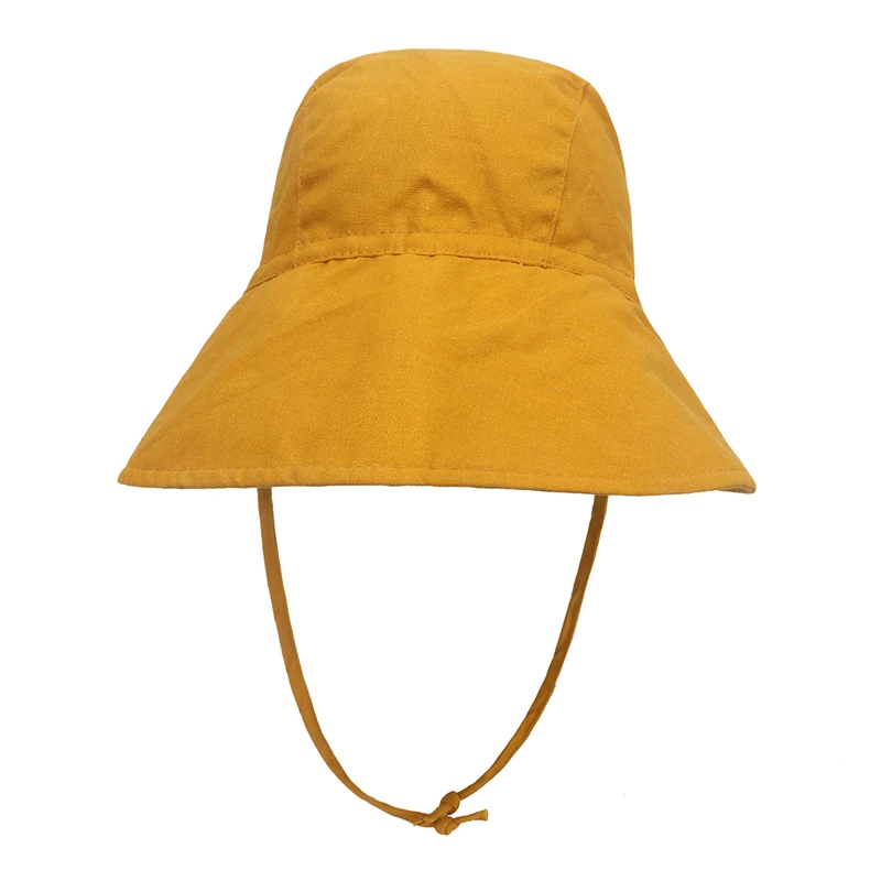 Kids Cotton Bucket Hat - UV Protection Summer Beach Cap
