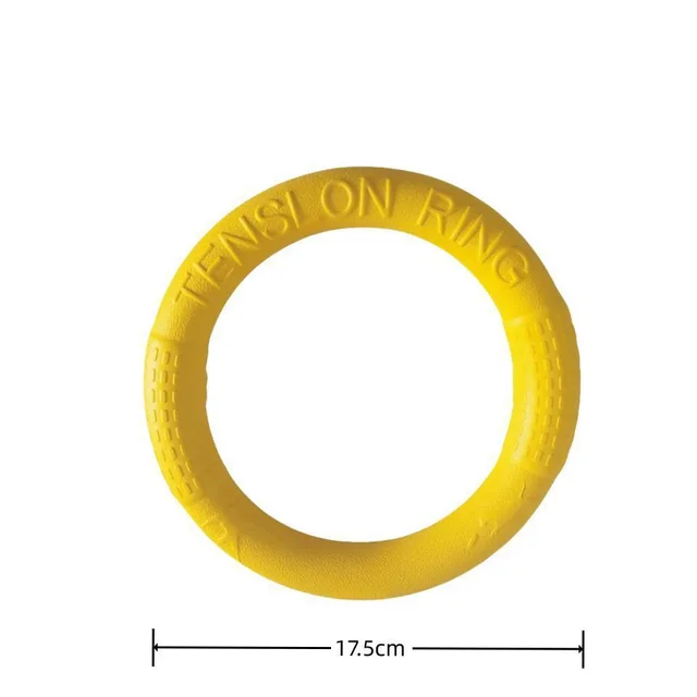 Dog Ring Toys Indestructible Chewing Flying Floating Training Tools Fetch for Small Medium Large Dogs Throwing Catching Flying 3
