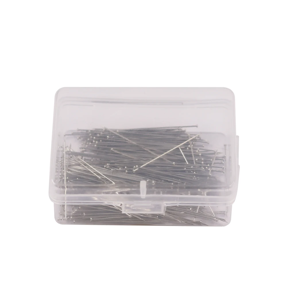 Sewing Pins Sewing Tools Sewing Accessories 300Pcs Stainless Steel Sewing Pins Fine Satin Straight Pin Dressmaker Pins Tailor Fabric Craft For Jewelry Making