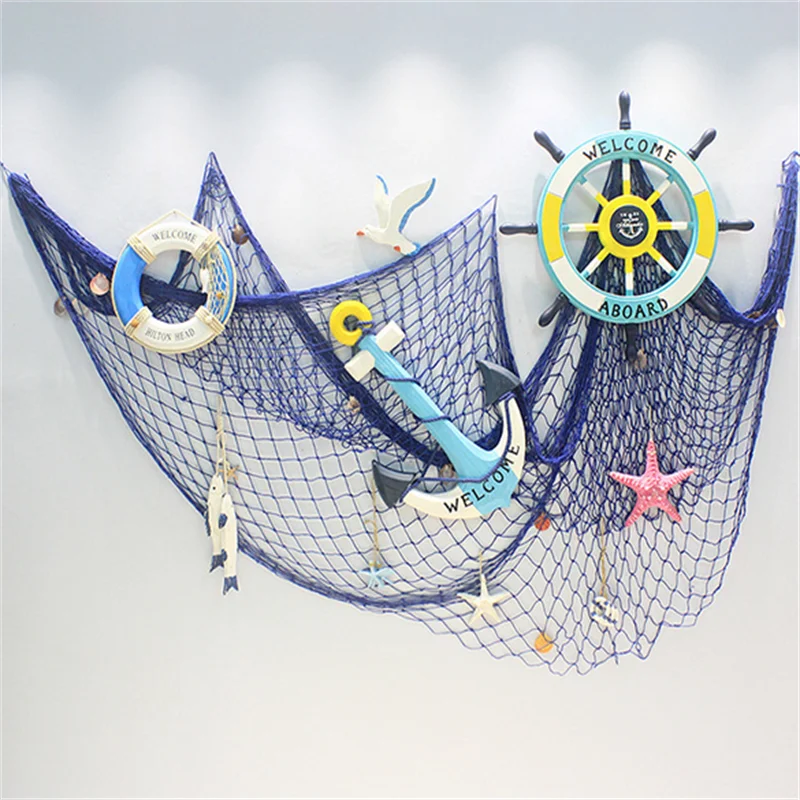 Mediterranean Style Decoration, Decorative Fishing Nets