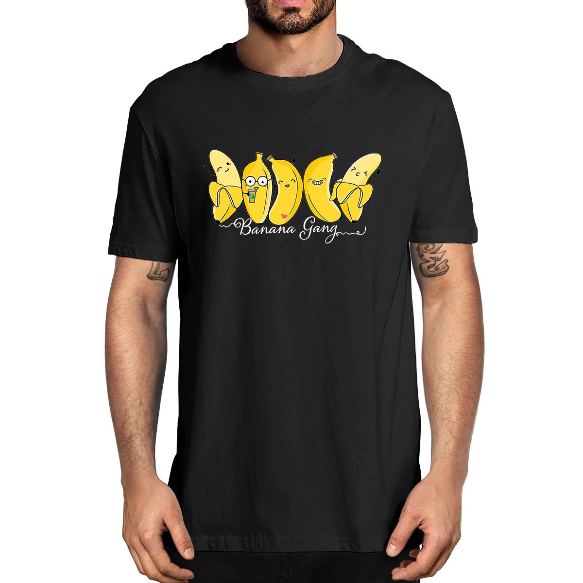 

100% Cotton Banana Gang Gangster Godfather Apparel Funny Men's Novelty T-Shirt Women Casual Streetwear Harajuku Tee Oversize Top