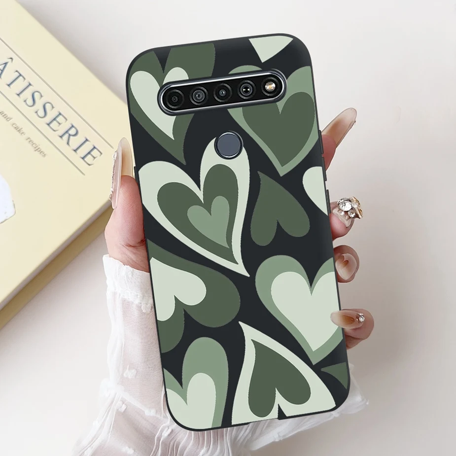 Cute Letters Cartoon Soft TPU Matte Phone Case Cover