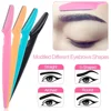3/10Pcs  Makeup Scraper Eyebrow Trimmer Blade Women Face Shaver Portable Eye Brow Epilation Hair Removal Cutters Safety Knife 2