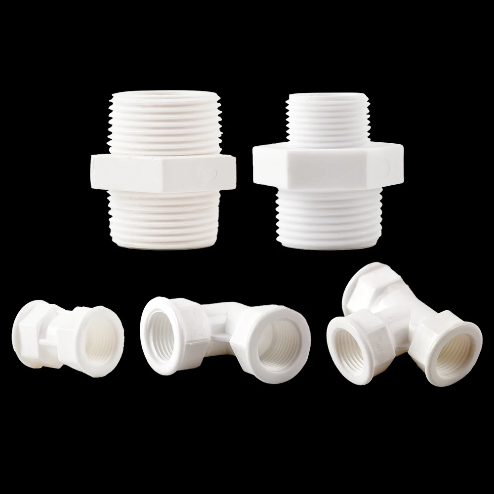 

1/2" 3/4" 1" Male/Female Thread Equal/Reducer Joint Aquarium Fish Tank Fittings Garden Irrigation Water Pipe Connector 1PC