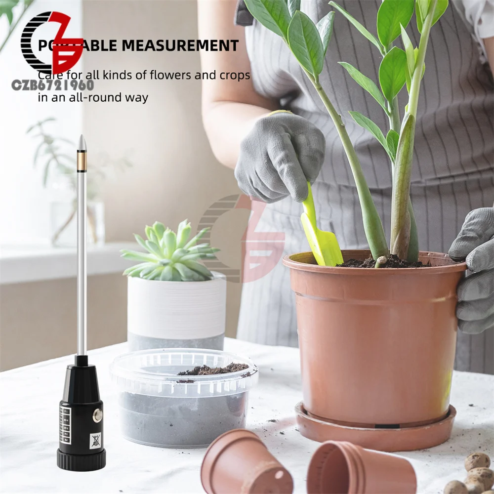 Capteur De Sol 7 En 1 RS485 Modbus - Mesure Humidité, Température, PH, EC, NPK - Pour Agriculture, Jardinage, Serres