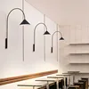 Ozz Wall Lamp Minimalist Long Rod Fishing wall Lamp Creative Background dining lamp Dining Room Living Room Restaurant Arc Light 2