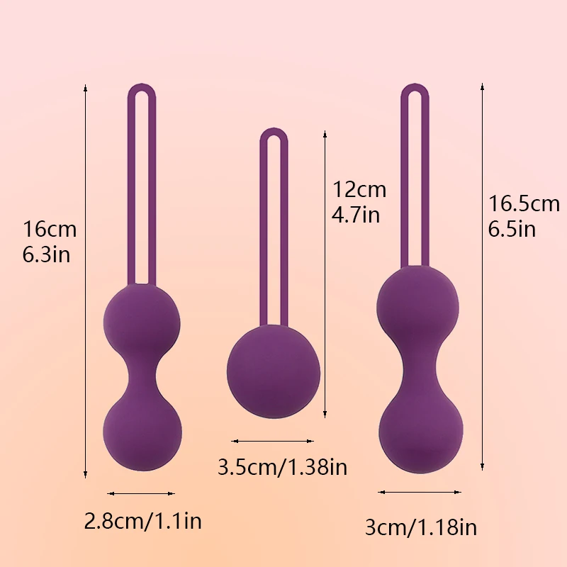 1Set Of Silicone Vaginal Massager, Kegel Vaginal Training Ball, Can Be Used For Tightening-Adult female Sex Toy