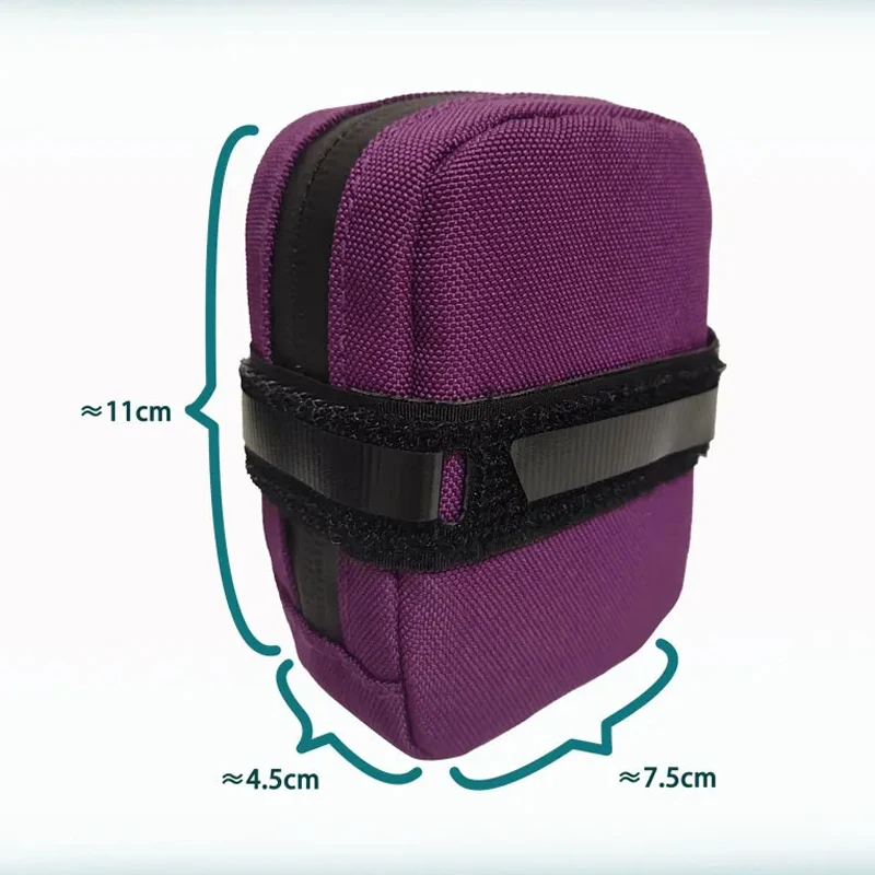 Mini Cycling Tail Bag Lightweight Portable Bike Storage Bag Small Tool Road Bike Bicycle Saddle Accessories