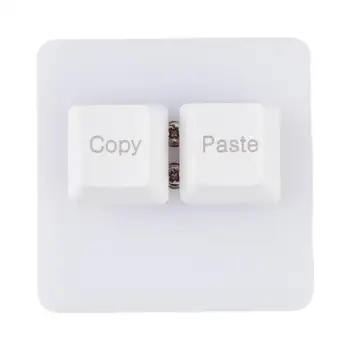 복사 및 붙여넣기 미니 키보드, USB 키패드, RGB 한 손 매크로 프로그래밍, 기계식 게임용 키보드, 흰색, 2 키