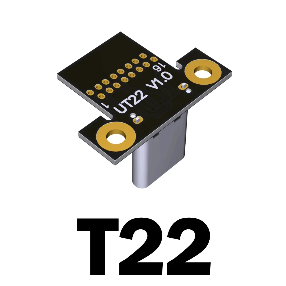 USB 3.1 Type-C 8pin 16pin 20pin Breakout Board 90 ° sinistra ad angolo retto connettore maschio femmina scheda convertitore PCB di tipo C fai da te