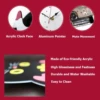 DIY Cat Design Acrylic Wall Clock with Swing Tail Pendulum - Perfect Home Décor Addition for Kitchen, Living Room, Bedroom - Ba 3