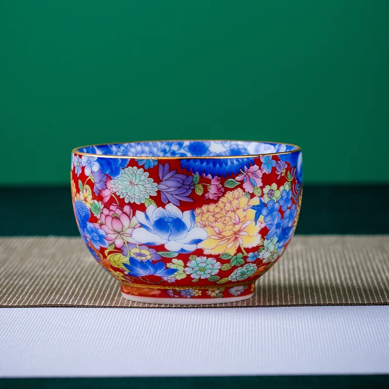 Unusual Aesthetic Jingdezhen Porcelain Ceramic Tea Cup Teeware Teware Handmade Mug Glaze For Puer Kung Fu Oolong Tieguanyin