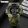 SKMEI 1968 Luxury Digital Stopwatch Military Alarm Clock LED Display Waterproof Wristwatch Sport Watch for Men Reloj Hombre 3