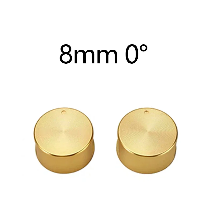 Pot Lid Knob Rotary Switch Gas Stove Control Knobs 2pcs 6mm 8mm Gold Kitchen Gas Stove Handles Accessories Metal Multifunction Oven Cooking Pot Knob Switches