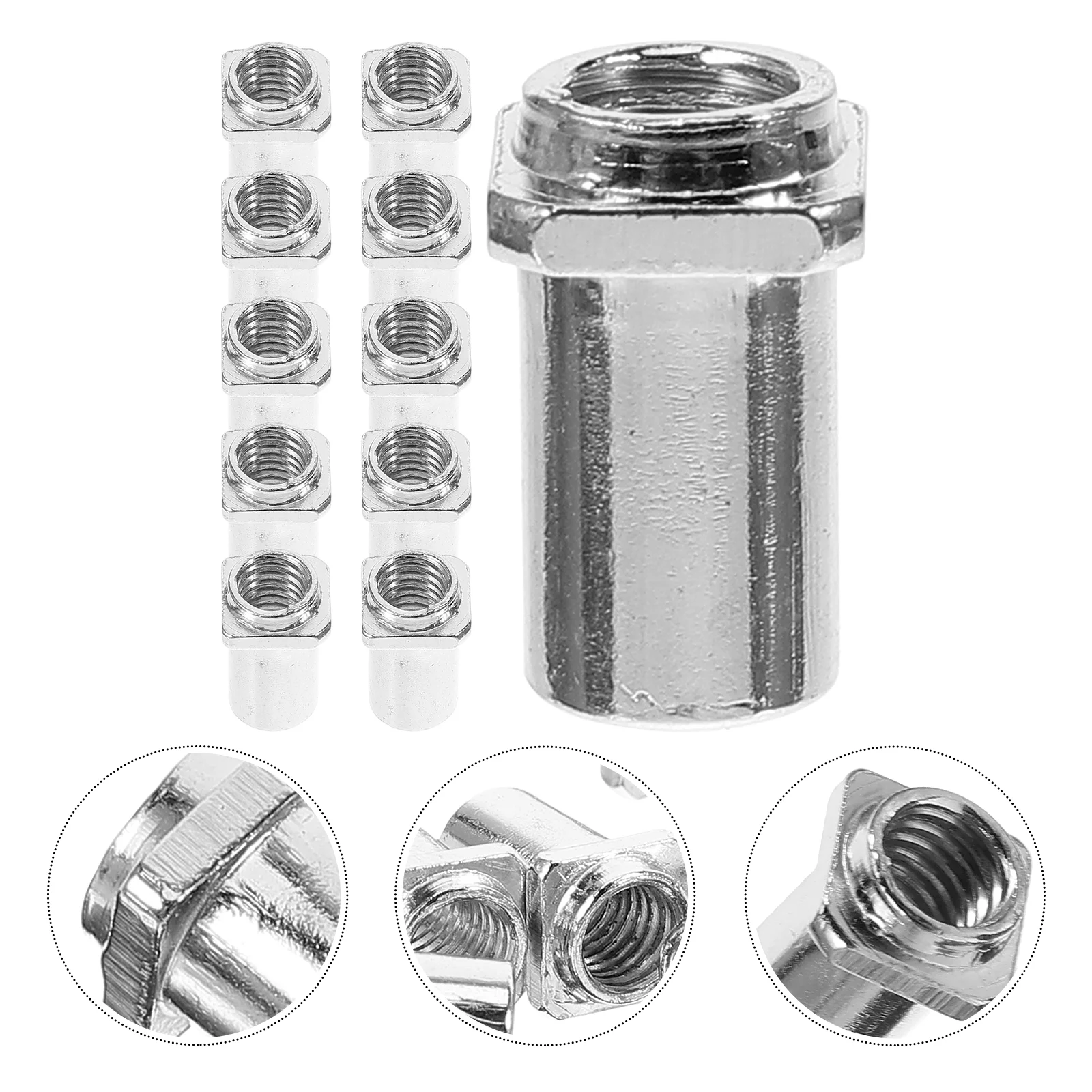 

20 Pcs Peg Musical Instruments Electric Guitar Accessories Iron Replacement Tom Lug Swivel Nuts