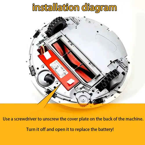 100% Original BRR-2P4S-5200S Robotic Vacuum Cleaner Replacement Battery For Xiaomi Roborock S55 S60 S65 S50 S51 S5 MAX S6 Parts - Image 5