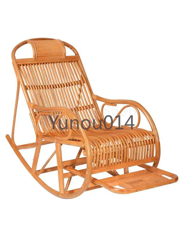 

Rattan Rocking Chair Adult Rocking Chair Lunch Break Rattan Chair Leisure Balcony Leisure Lounge Elderly Rocking