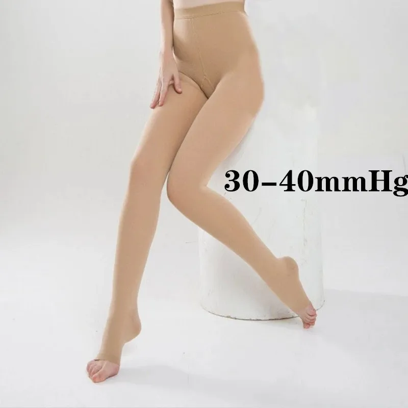 Women Compression Leggings Varicose Veins 30- 40mmhg Elastic Nursing Anti Cross border Thrombus Segmented Pressure 80KG