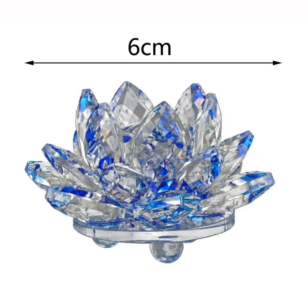 Fijn kwartskristal, lotus, bloem, natuurstenen en mineralen