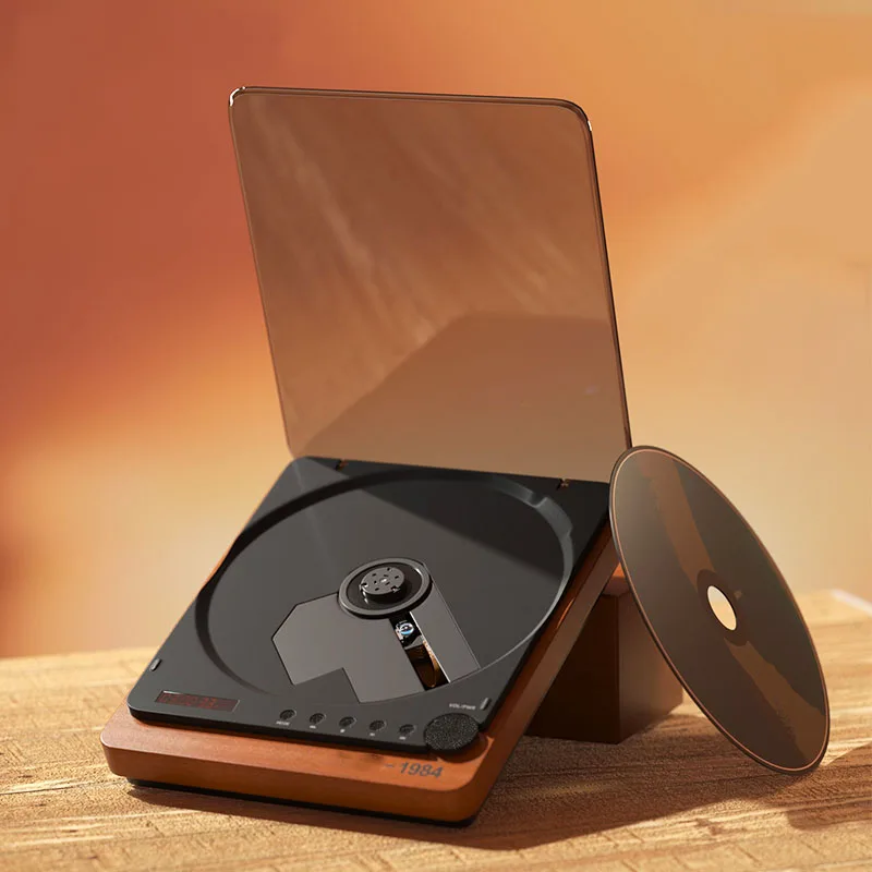 HIFI 발열 등급 레트로 오디오 플레이어, 가정용 전문 CD 플레이어, 고품질 앨범 레코드 플레이어, USB HD 무손실 CD 플레이어, 신제품